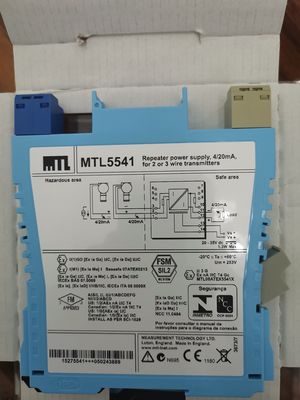 MTL5541/S -T রিপিটার পাওয়ার সাপ্লাই 4/20mA, 2- বা 3-ওয়্যার ট্রান্সমিটার